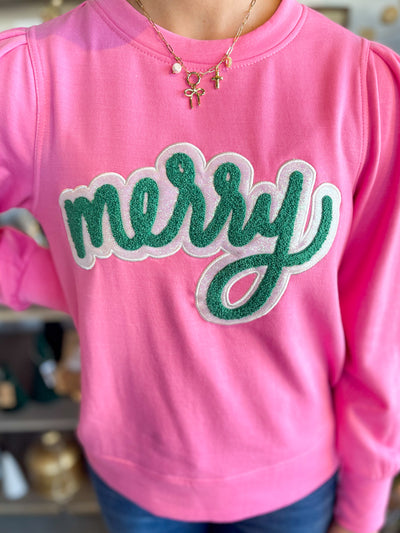 Kelly Merry Pink Sweatshirt