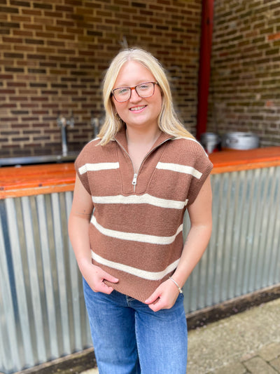 Chocolate Sweater Vest