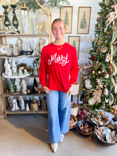 Lakelyn Merry Bow Sweatshirt