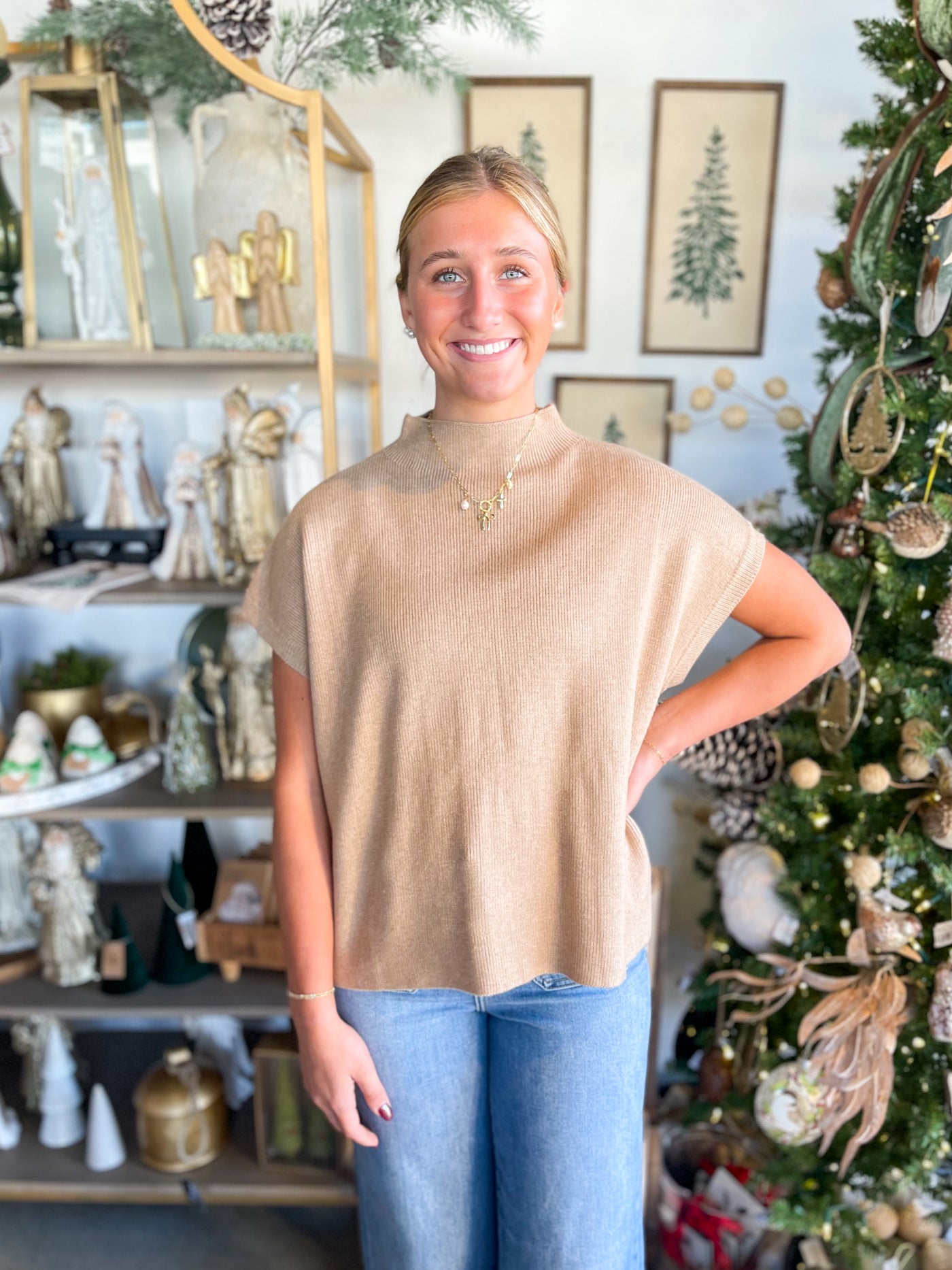 Jodifl Taupe Bobbie Sweater