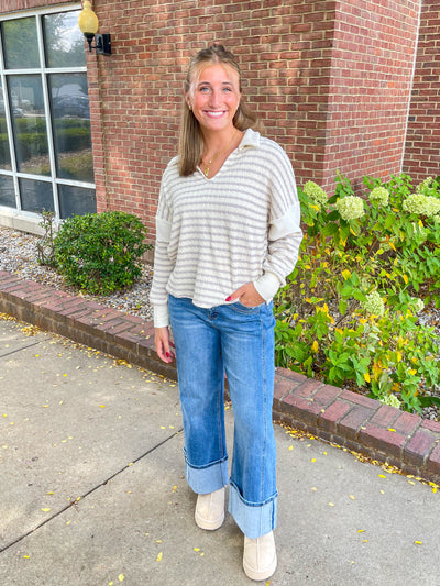 Grey Texture Silhouette Top