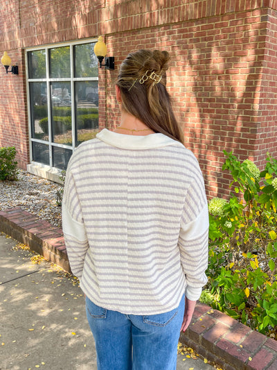 Grey Texture Silhouette Top