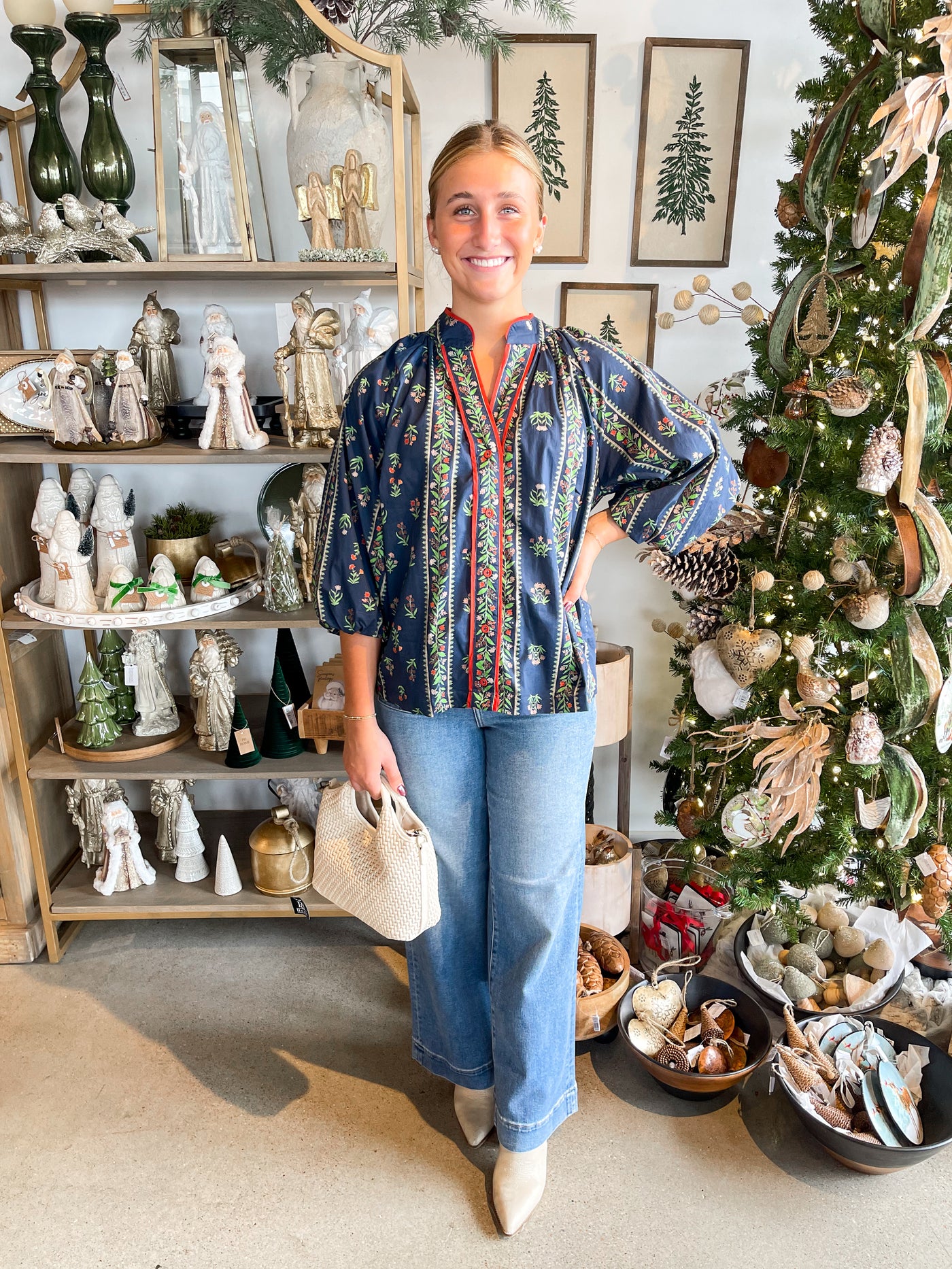 Umgee Navy Jalen Top