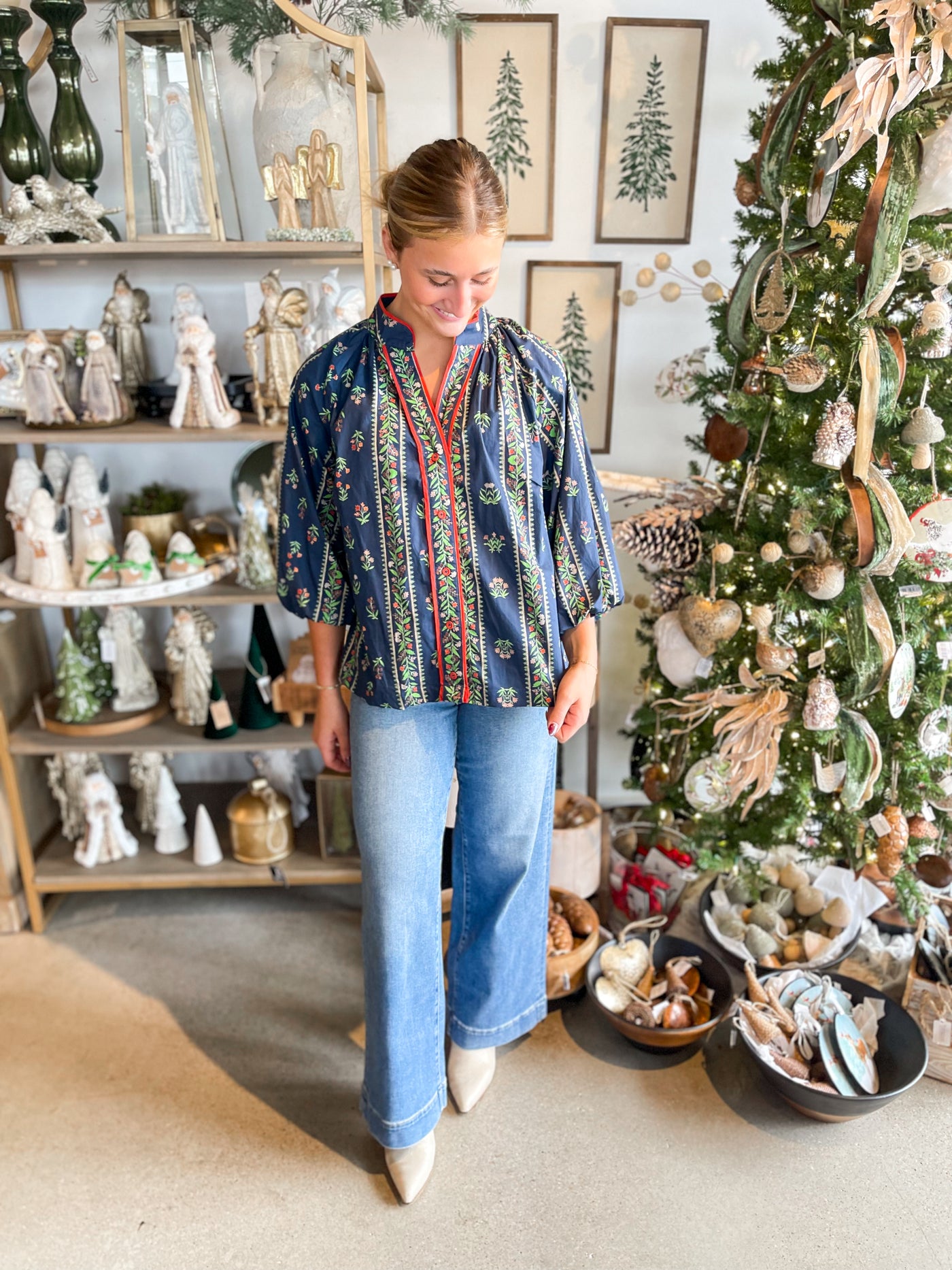 Umgee Navy Jalen Top