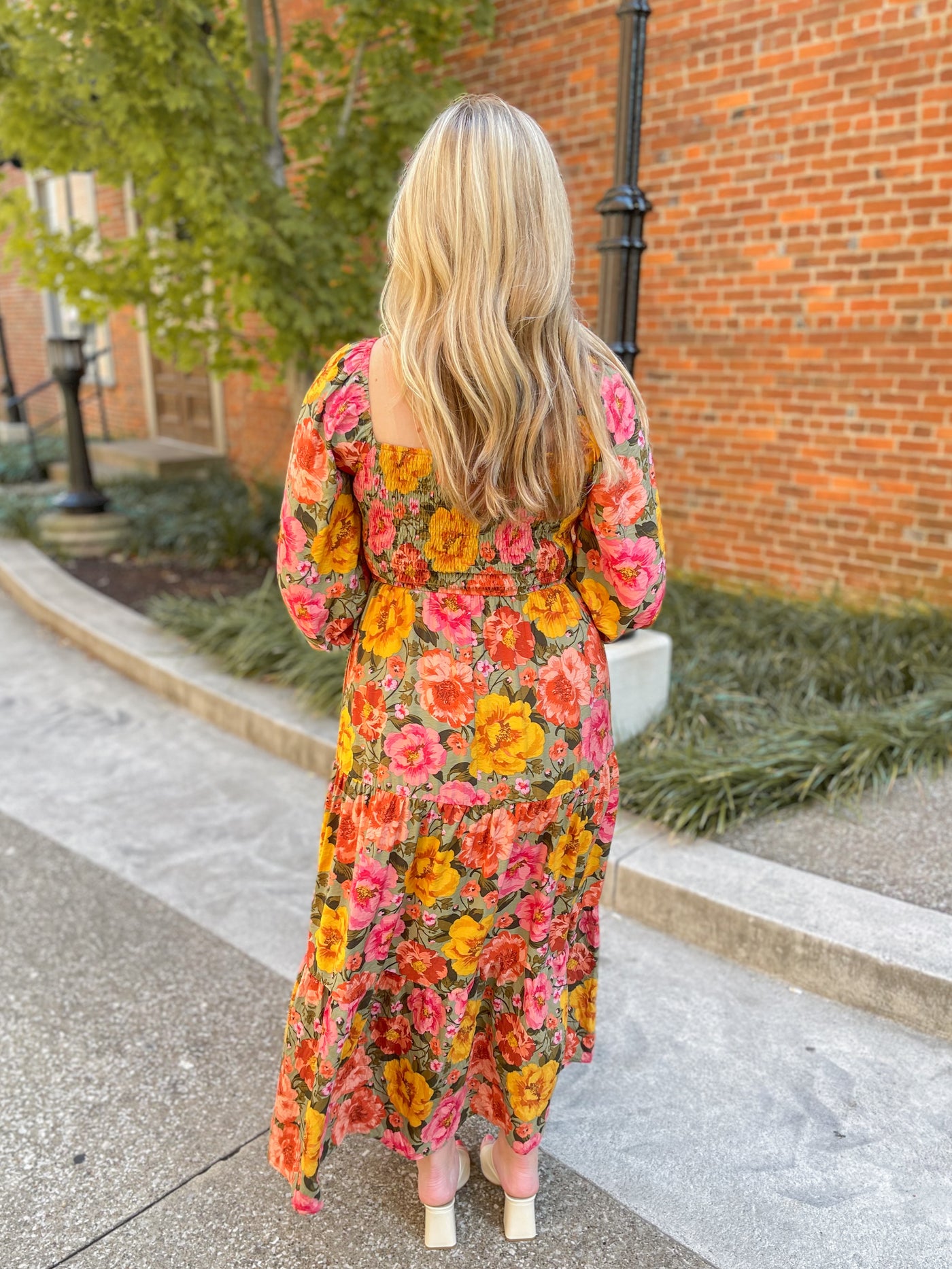 Sage Multi Floral Maxi