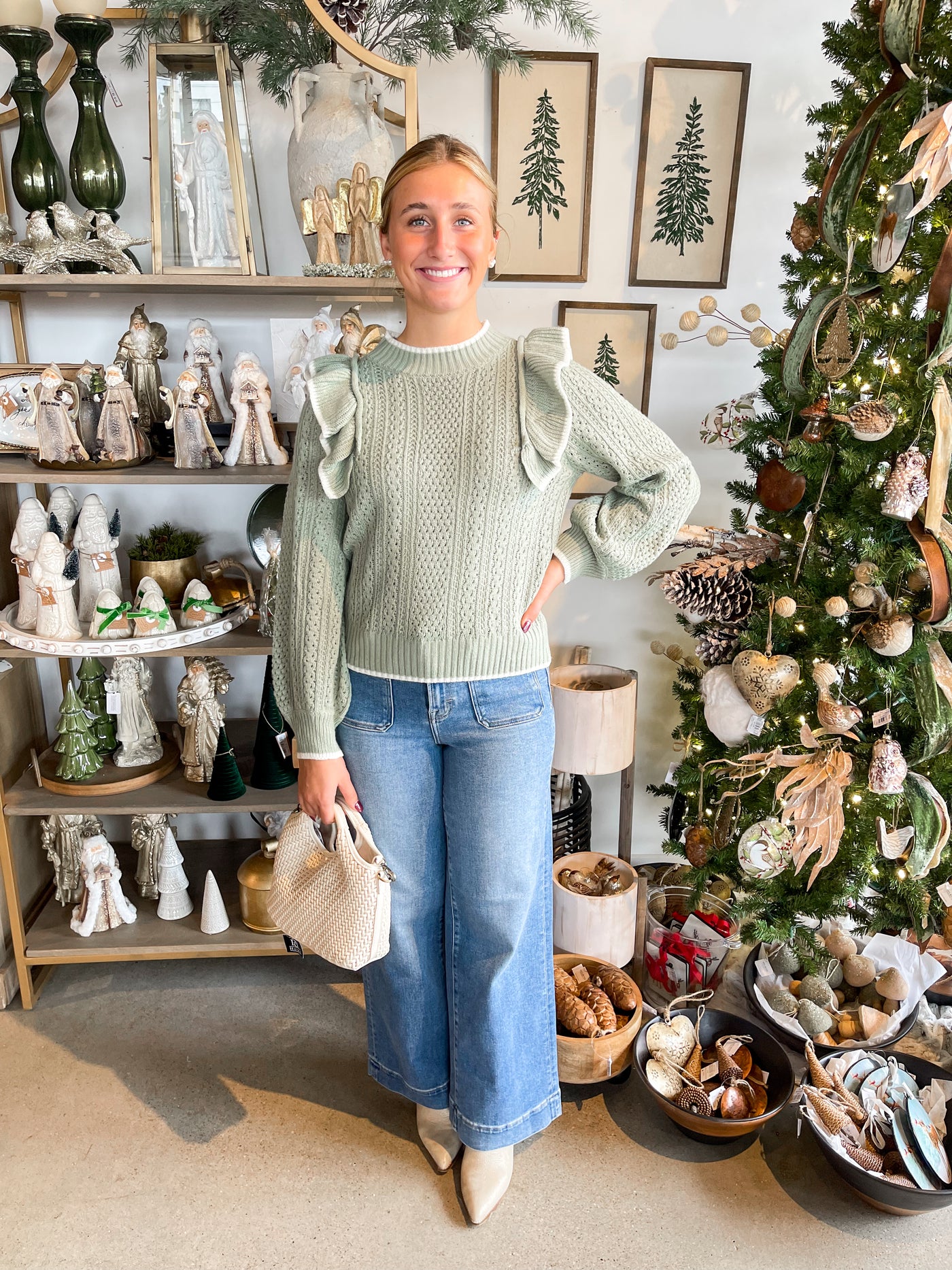 Umgee Sage Penni Sweater