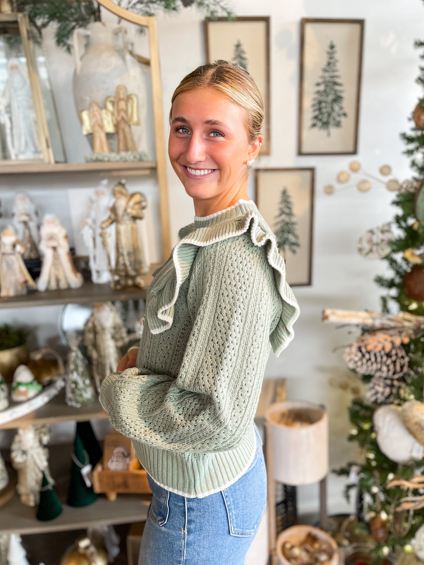 Umgee Sage Penni Sweater