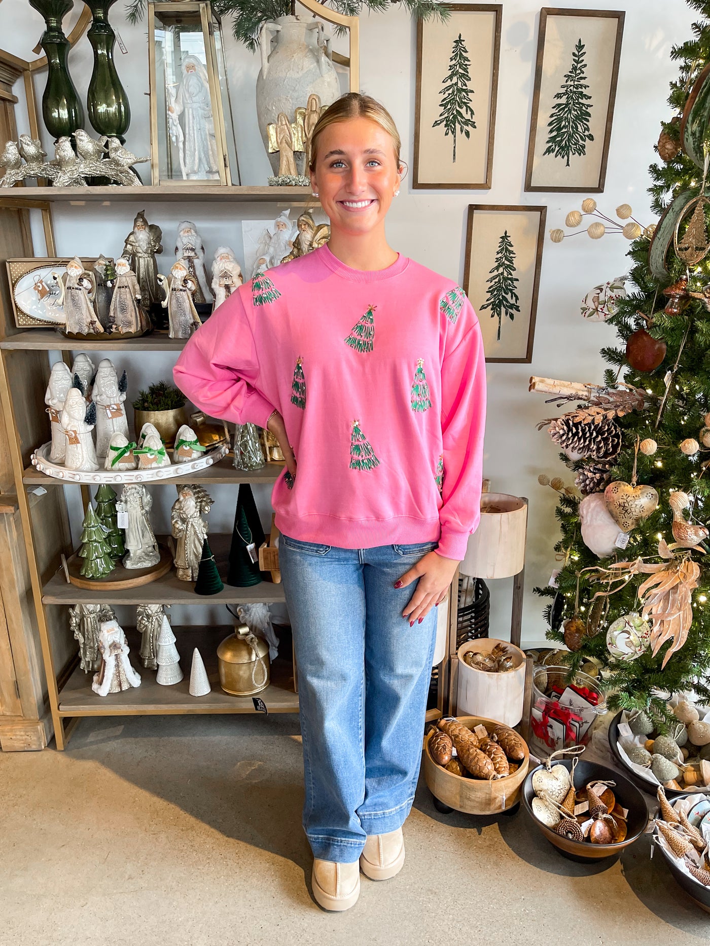 Sarah Green Trees Sweatshirt