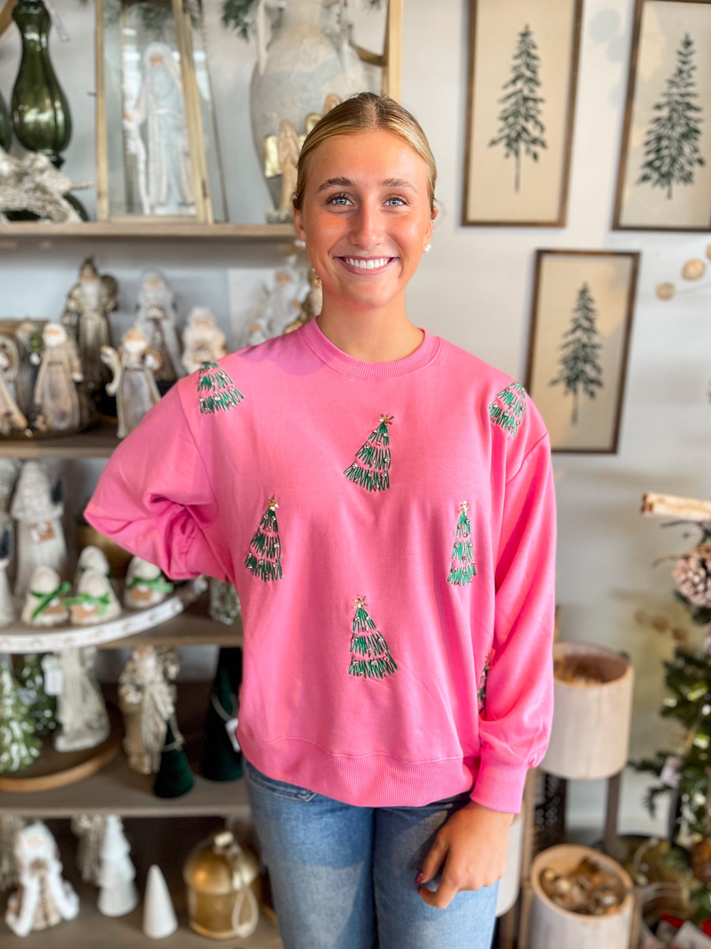 Sarah Green Trees Sweatshirt