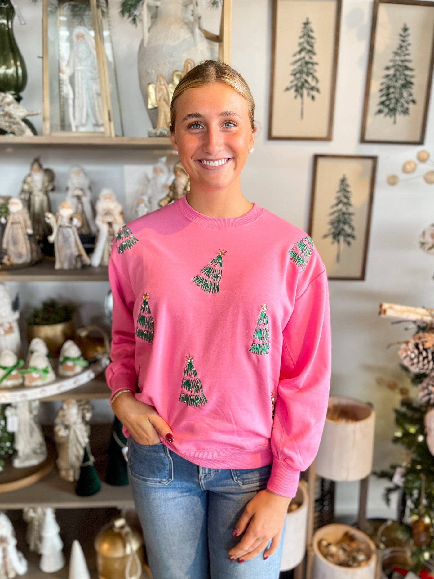 Sarah Green Trees Sweatshirt