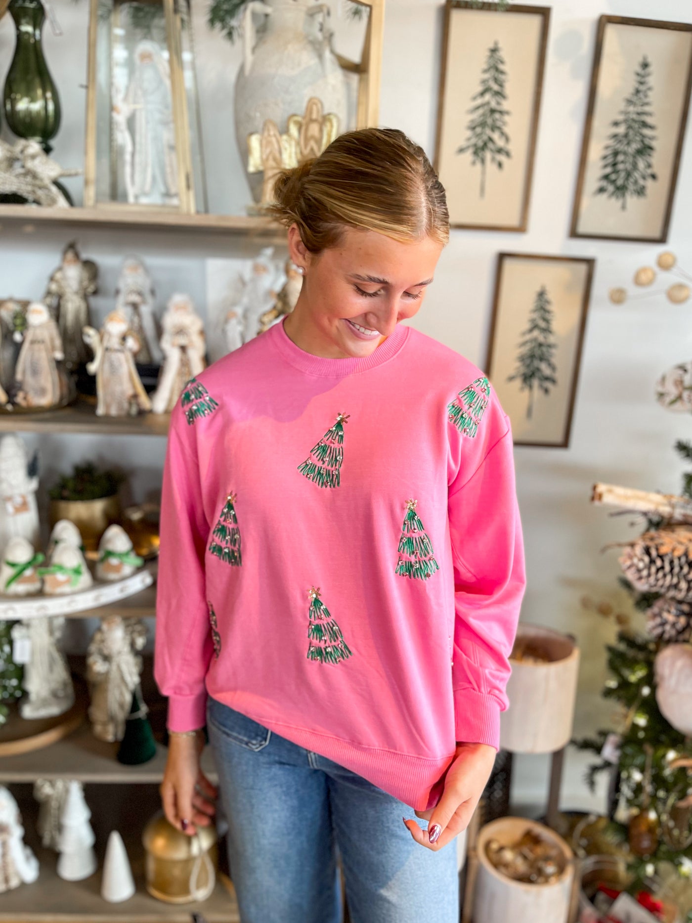 Sarah Green Trees Sweatshirt