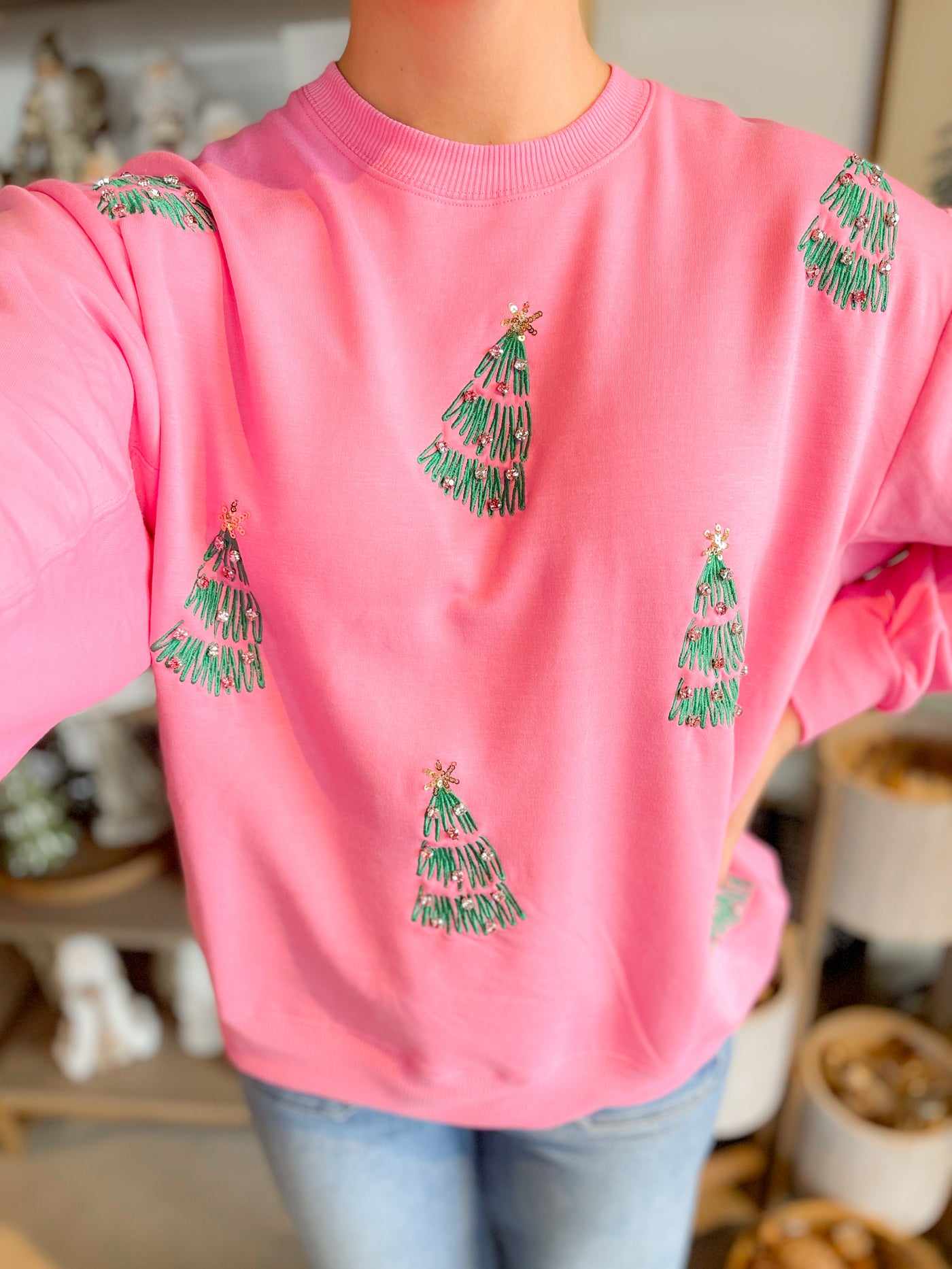 Sarah Green Trees Sweatshirt