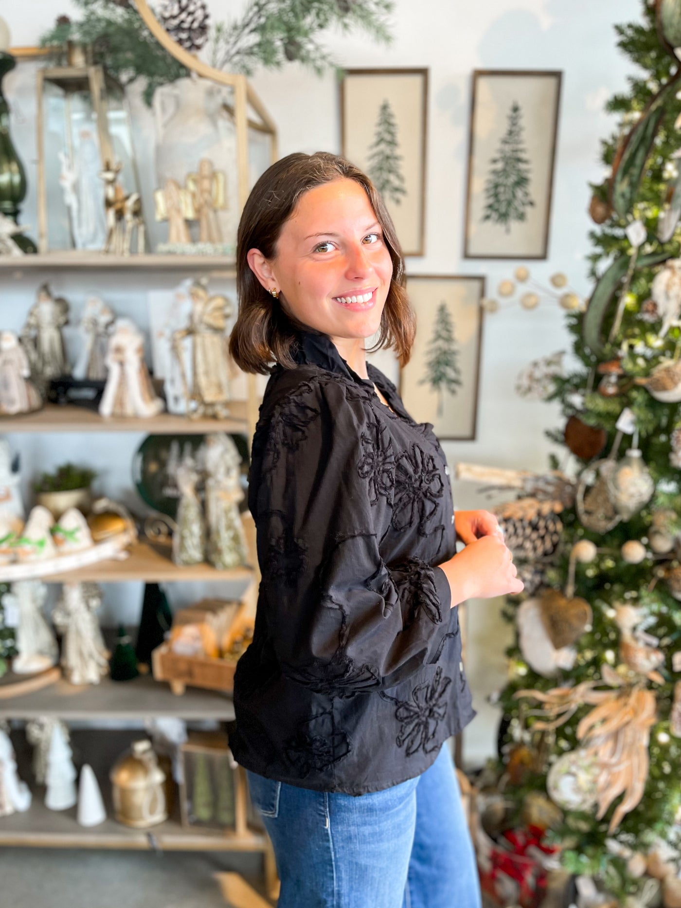 Jodifl Black Reece Top