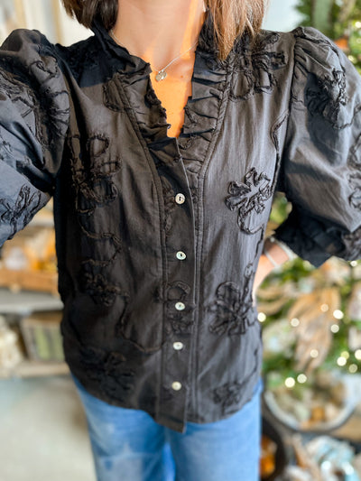 Jodifl Black Reece Top