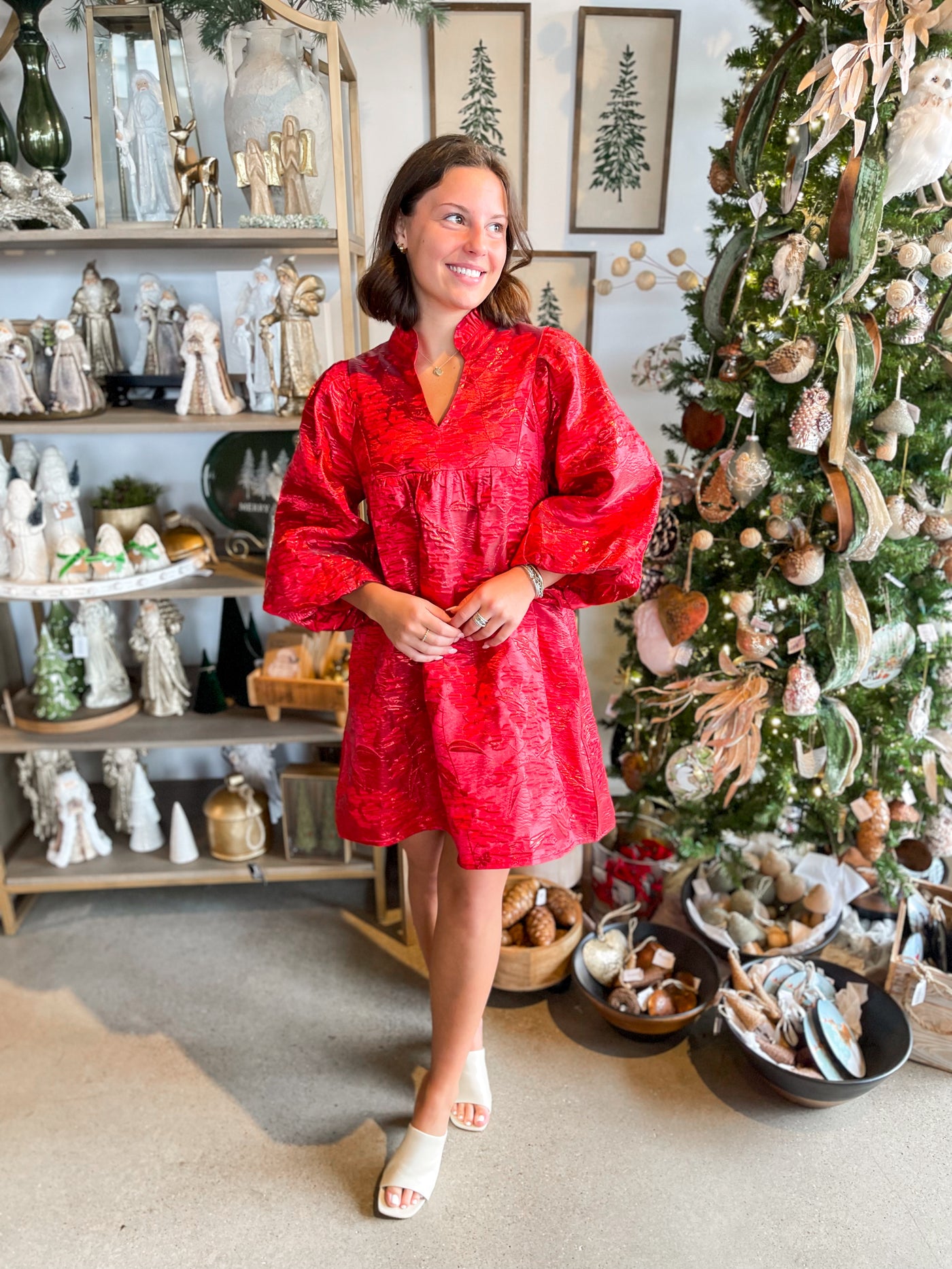 Jodifl Red Rachel Dress