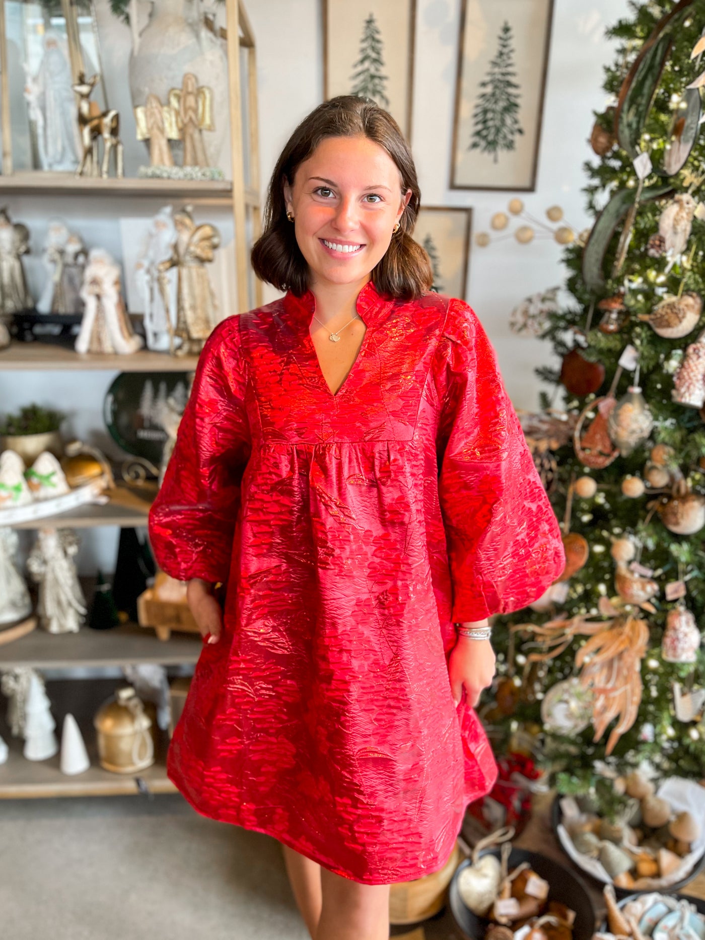 Jodifl Red Rachel Dress