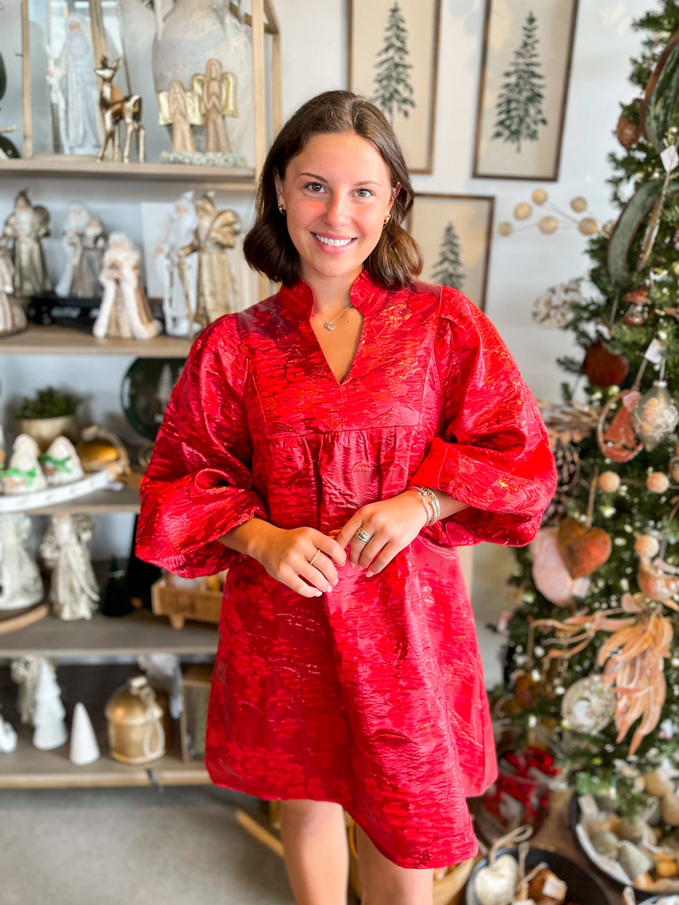 Jodifl Red Rachel Dress