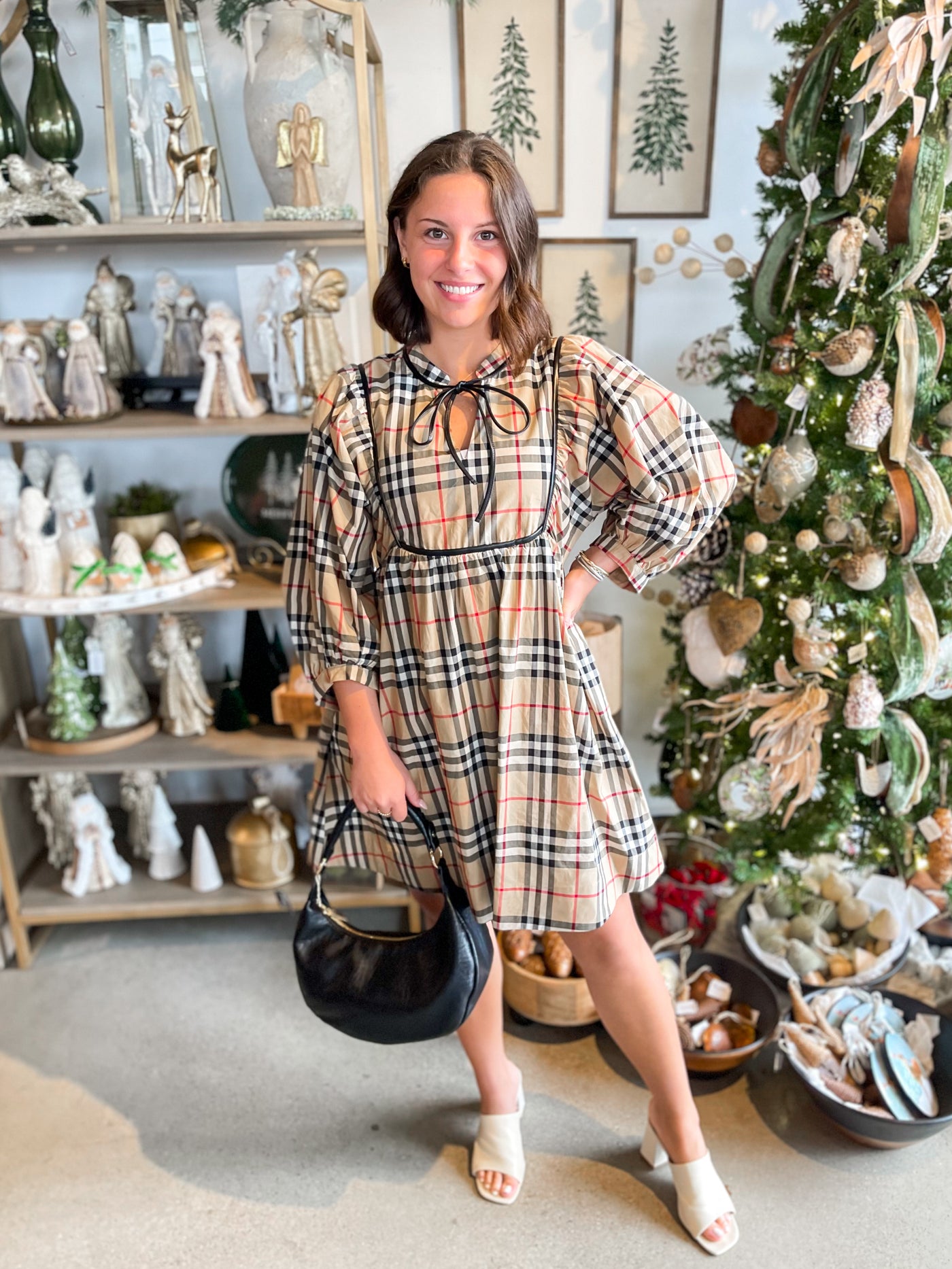 Jodifl Taupe Paula Dress