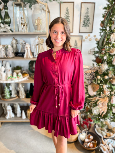 Umgee Sangria Jessica Dress