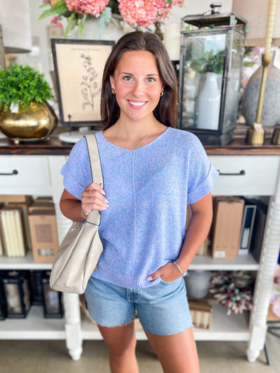 Periwinkle Lightweight Dinah Top