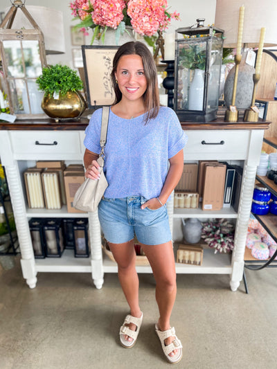 Periwinkle Lightweight Dinah Top