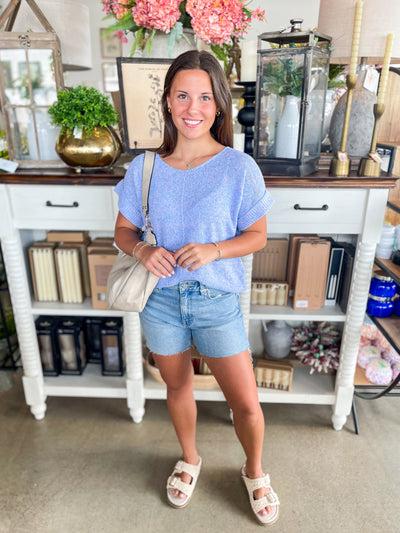Periwinkle Lightweight Dinah Top