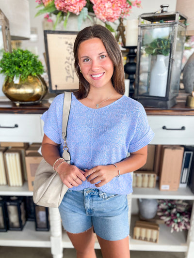 Periwinkle Lightweight Dinah Top