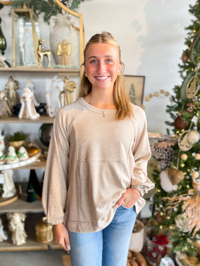 Beige White Susie Top