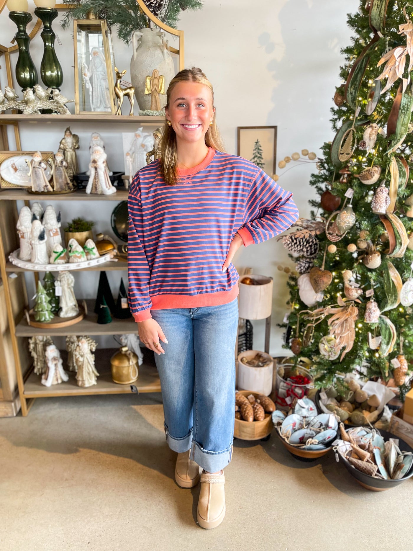 Jodifl Ink Blue Tristan Top