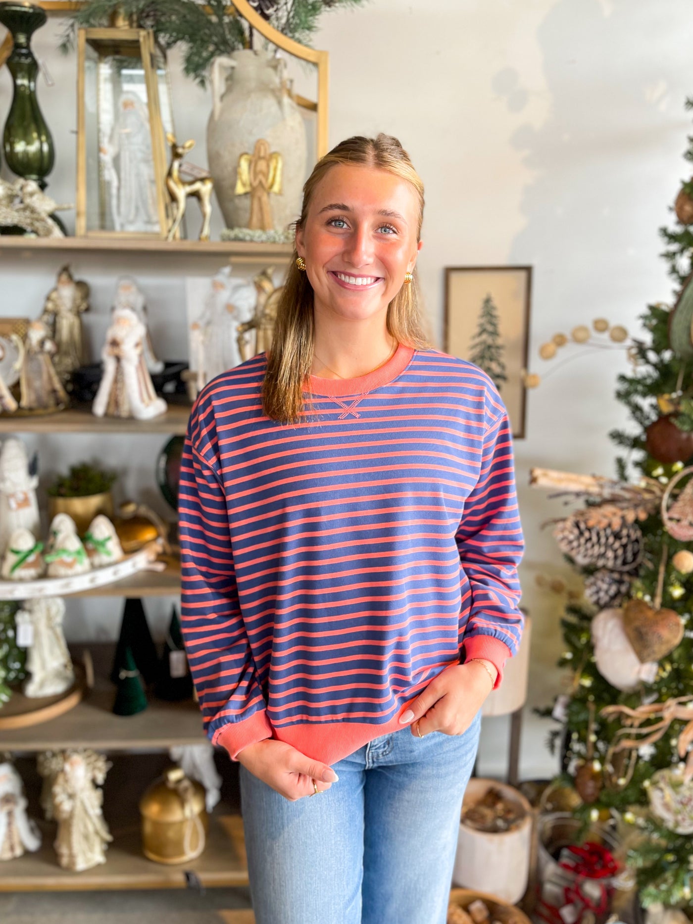 Jodifl Ink Blue Tristan Top