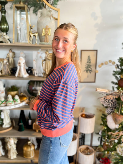 Jodifl Ink Blue Tristan Top