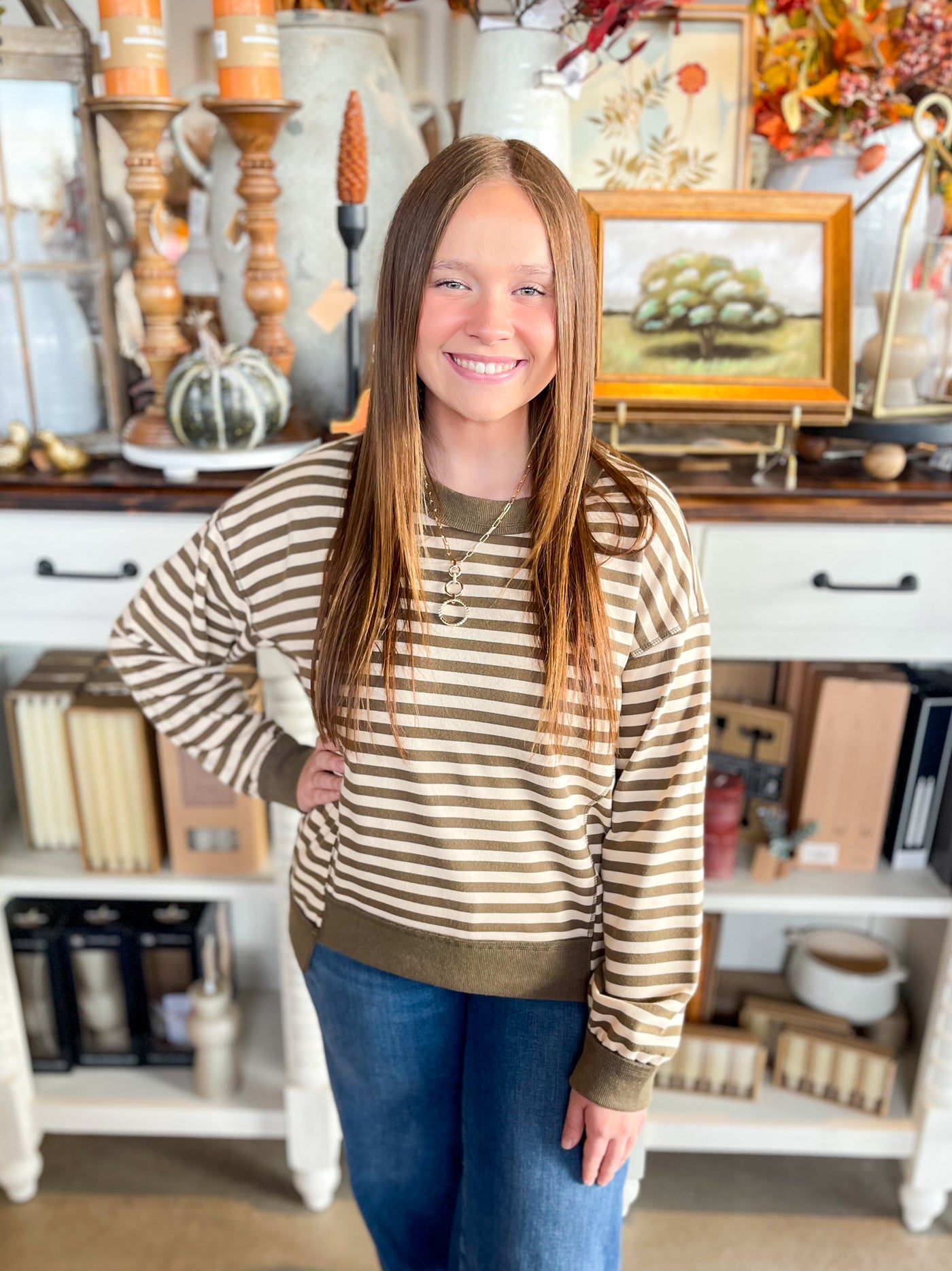 Jodifl Olive Mackenzie Top