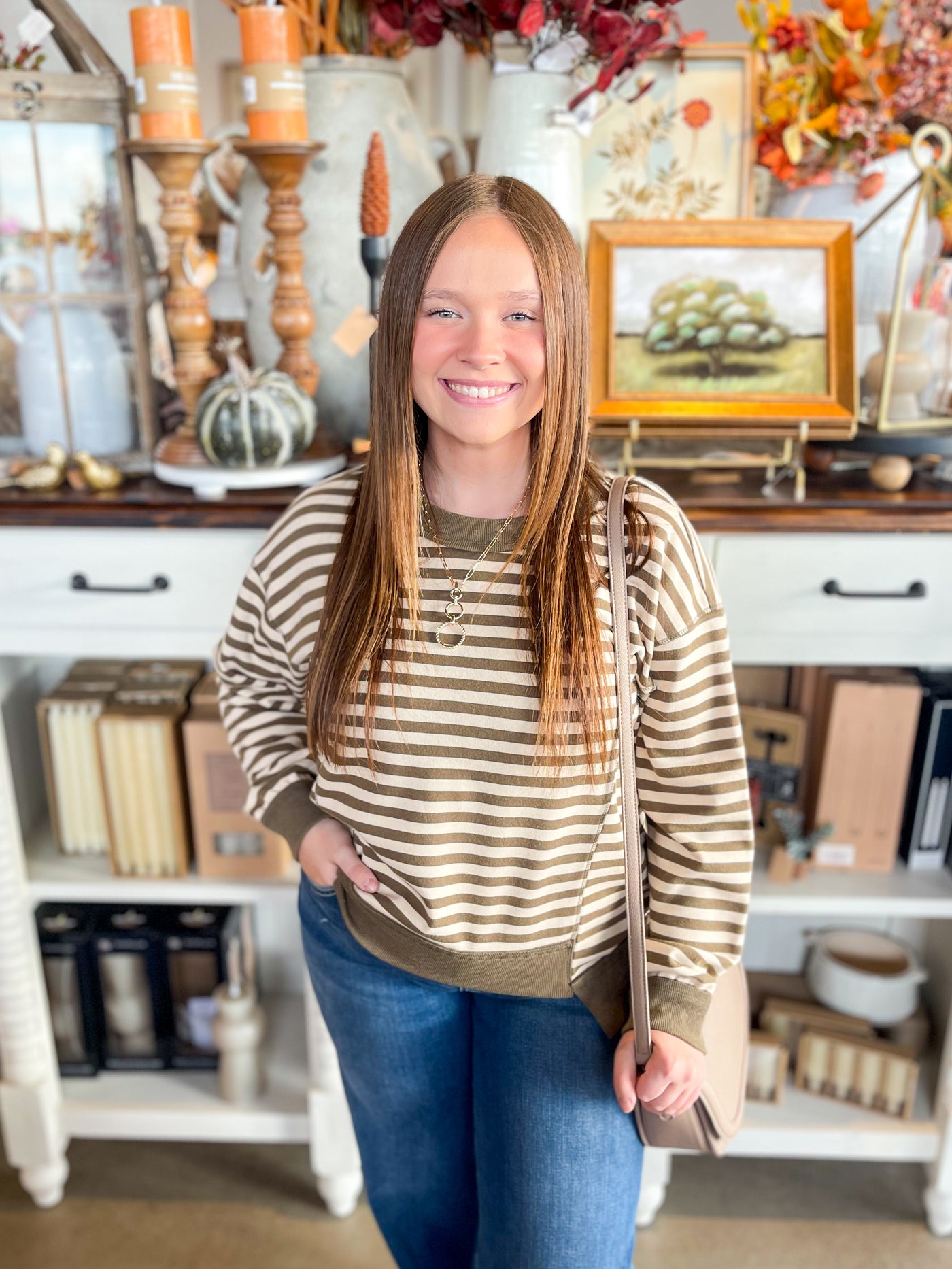Jodifl Olive Mackenzie Top