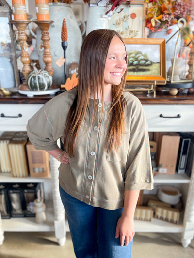 Jodifl Olive Amie Top
