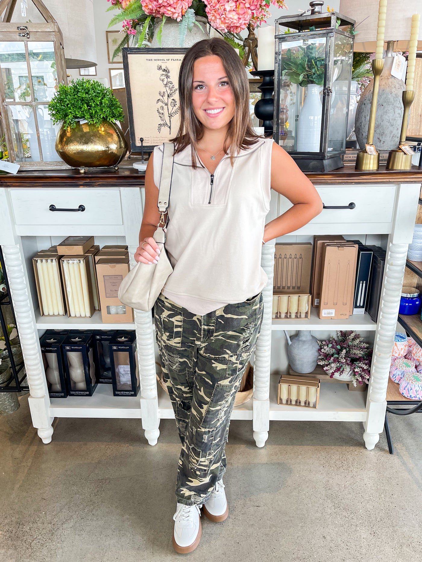 Camo Print Victoria Pants