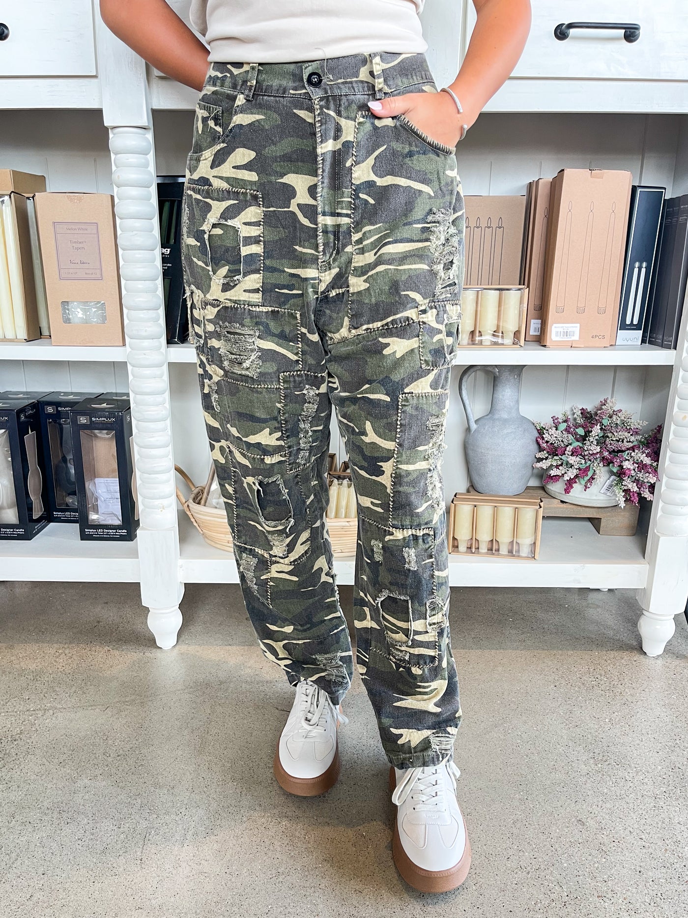 Camo Print Victoria Pants