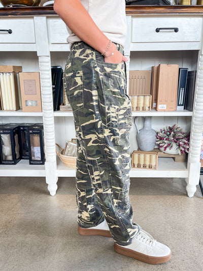 Camo Print Victoria Pants