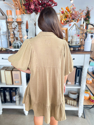 Umgee Latte Susan Dress