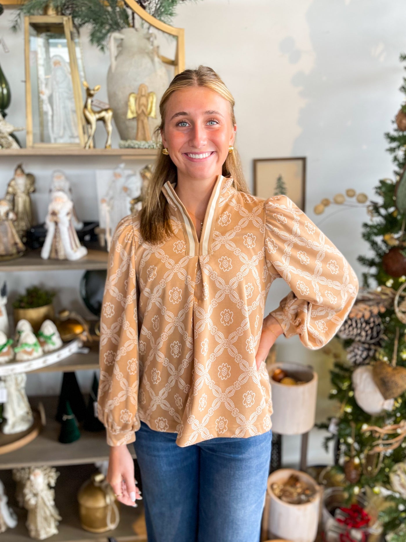 Umgee Latte Robin Top