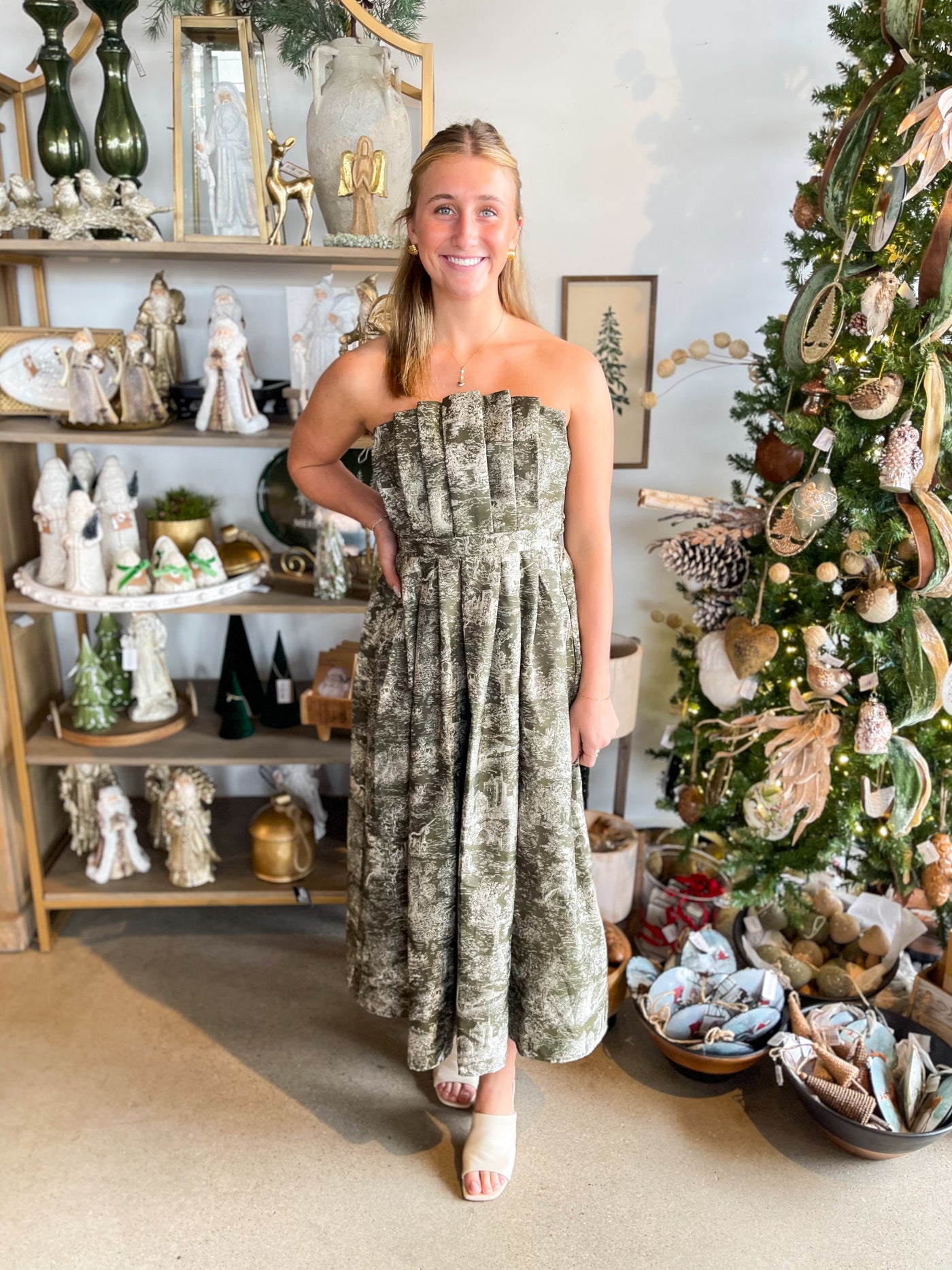 Entro Olive Roxy Dress