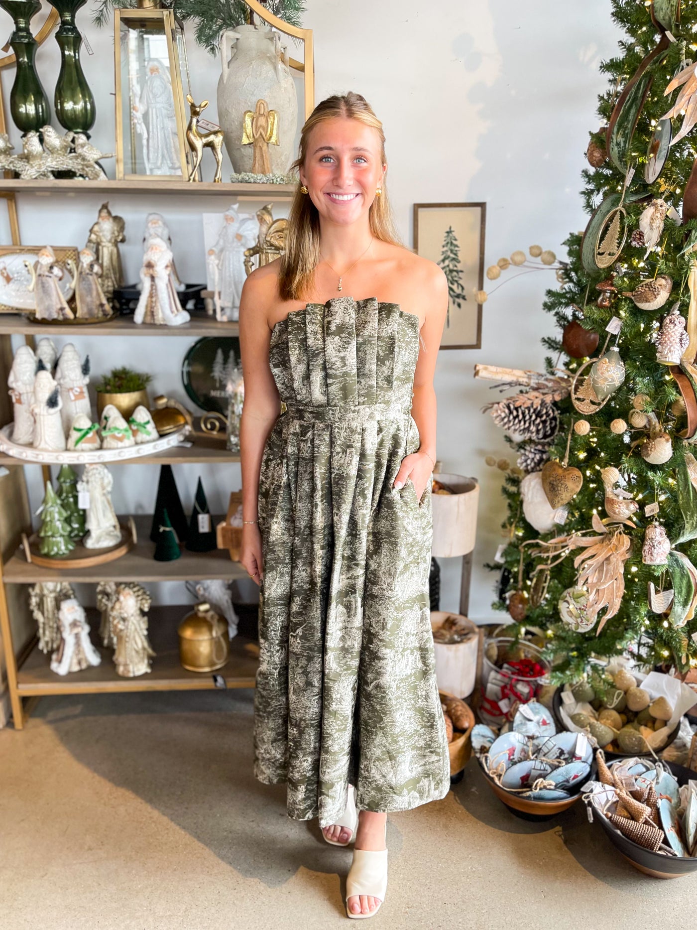 Entro Olive Roxy Dress