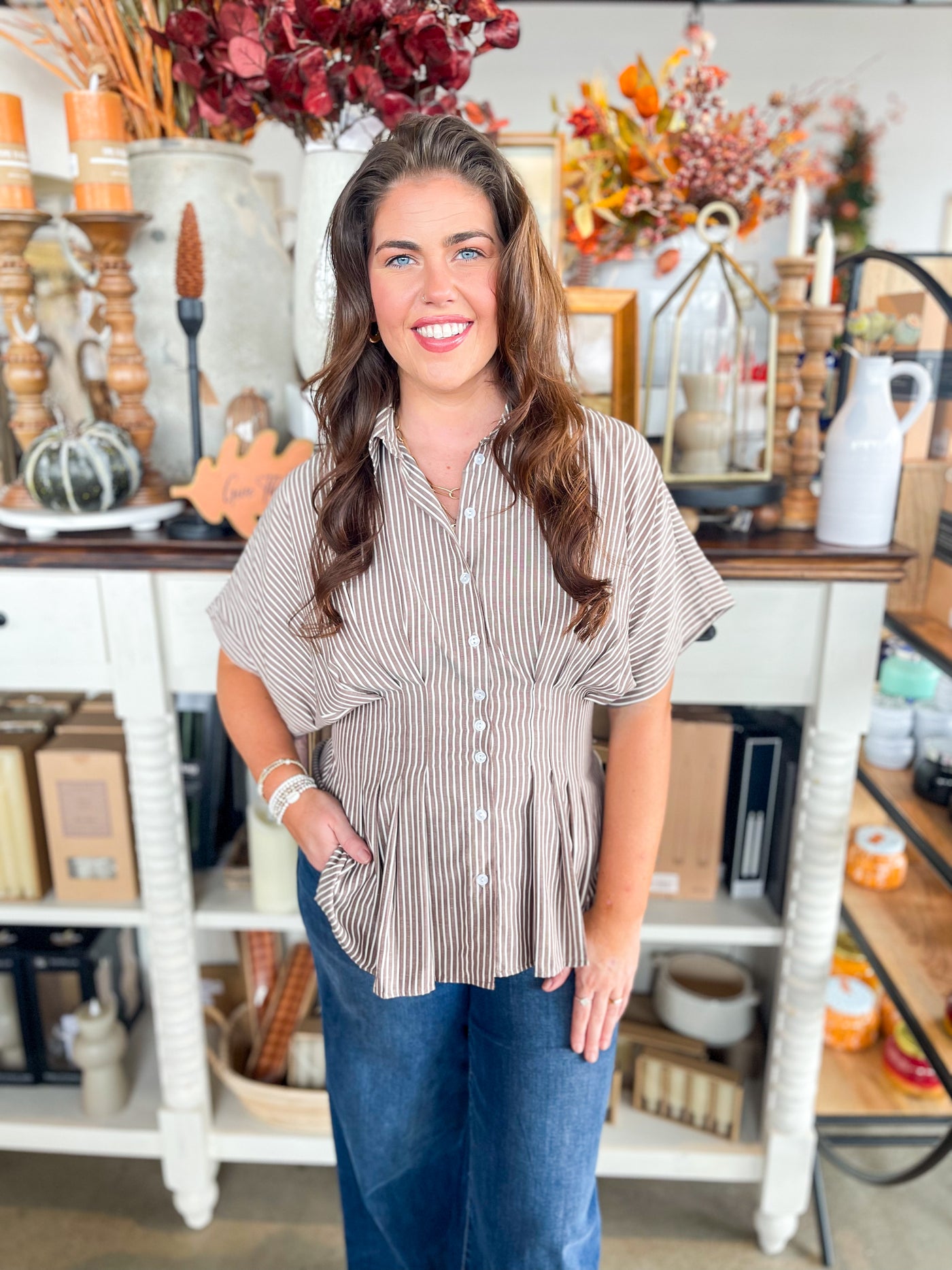 Coco Button Down Top