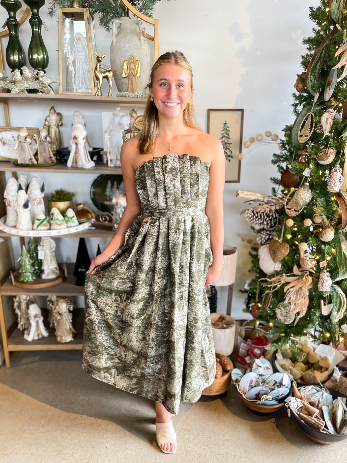 Entro Olive Roxy Dress