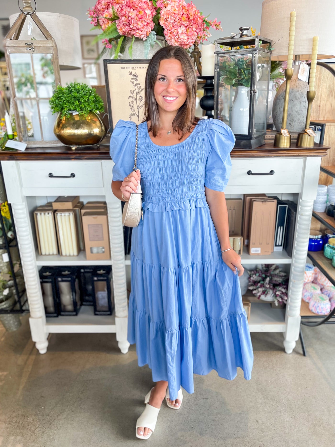 Eryn Dusty Blue Dress