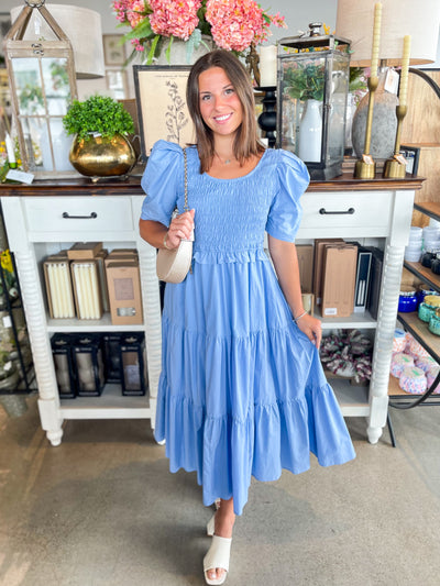 Eryn Dusty Blue Dress