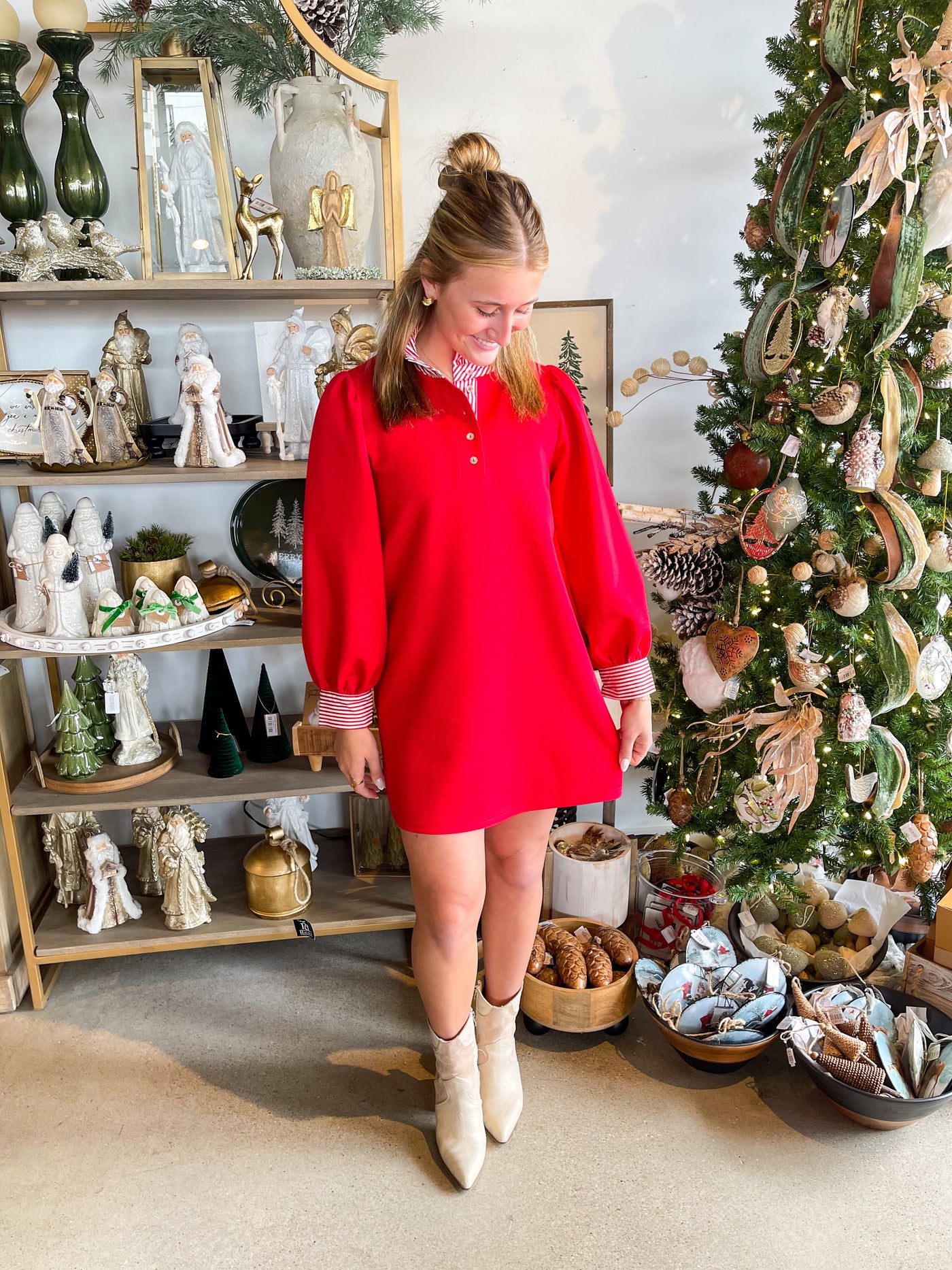 Jodifl Red Becca Dress