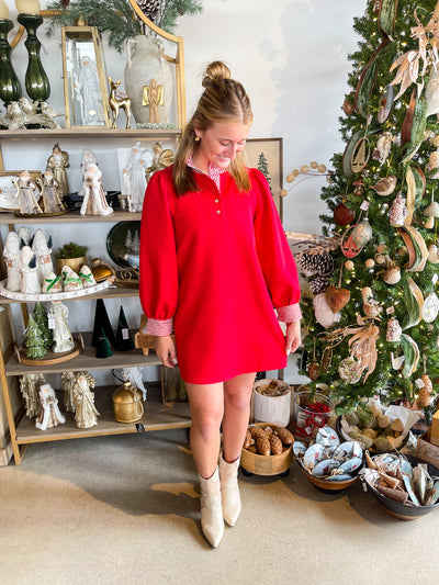 Jodifl Red Becca Dress