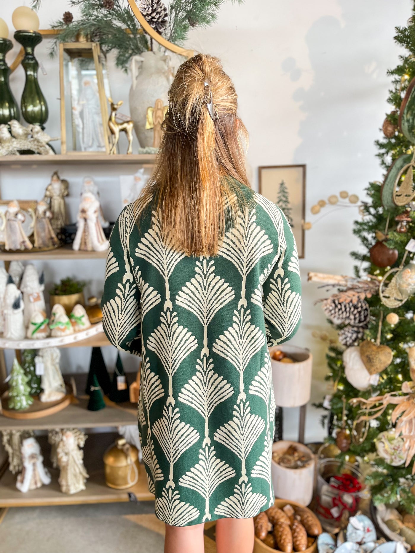 Umgee Forest Green Andi Sweater Dress