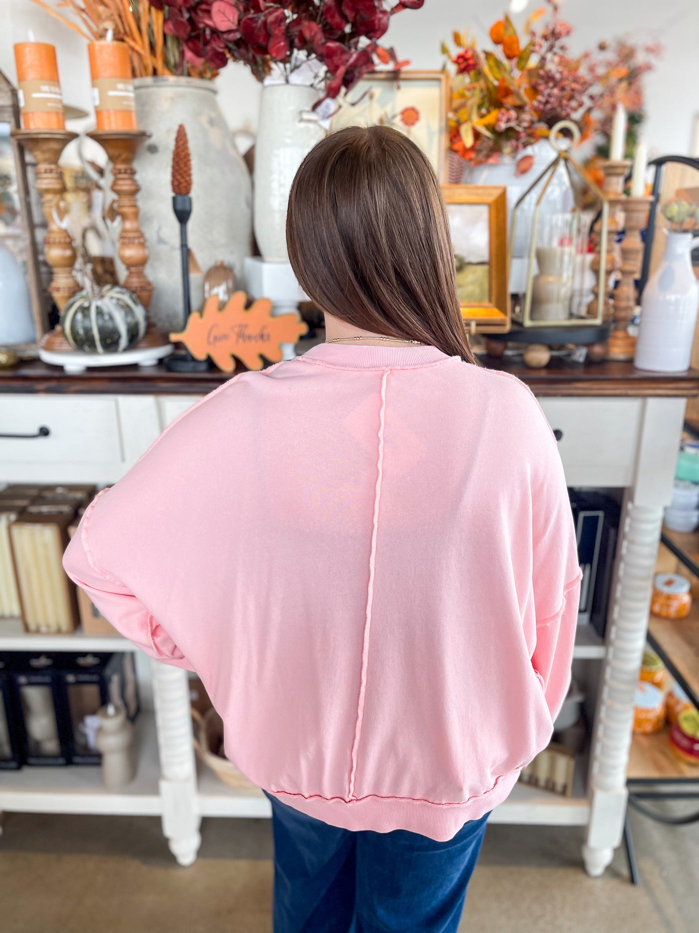 Easel Blush Ziva Top