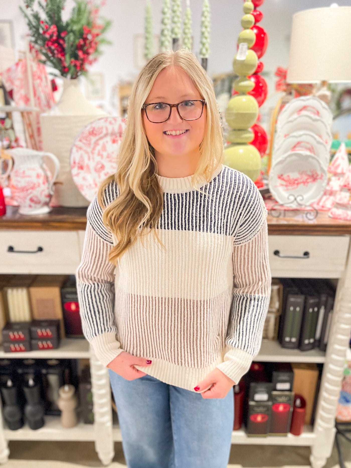 Multi Stripe Polly Sweater